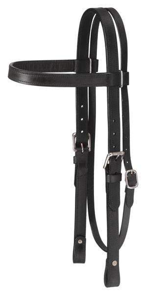 Draft Leather Brow Bridle Headstall, Bridle - Warmblood Tack Store