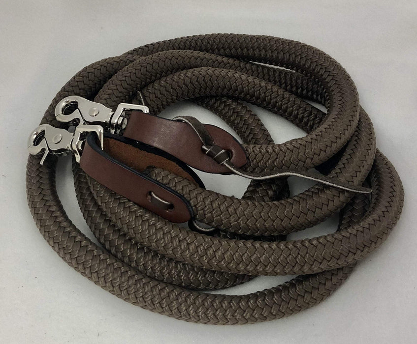 Rope Reins with Slobber Straps - Warmblood or Draft