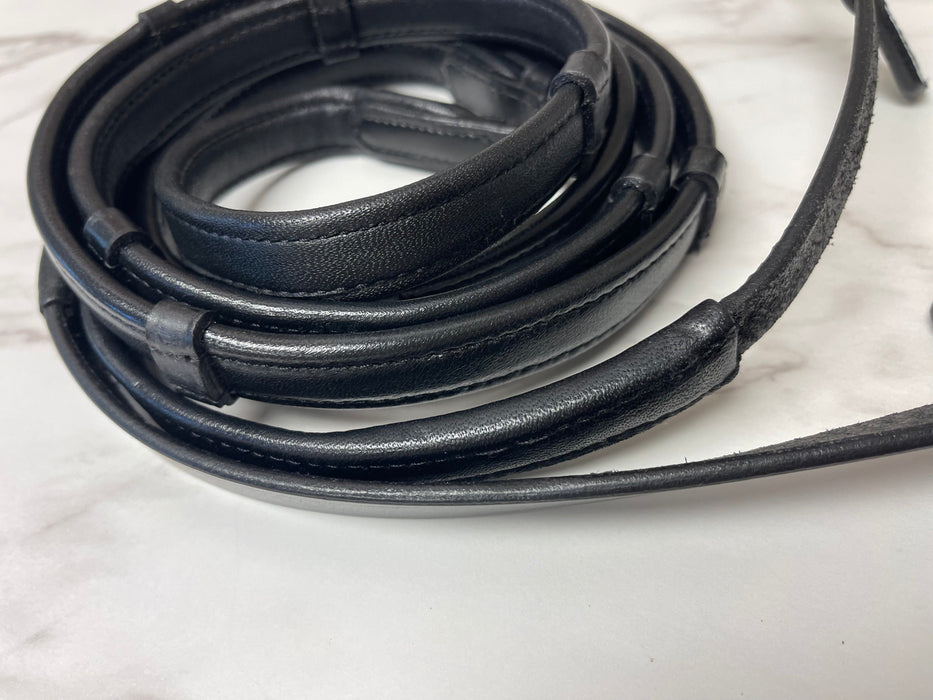 Extra Long SL Leather Stop Reins w/Buckles - 5/8