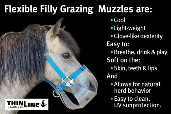 ThinLine Flexible Filly Grazing Muzzle