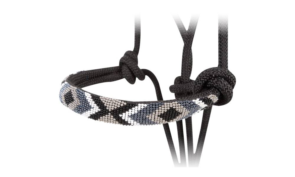 Beaded Nose Rope Halter w/Rope — Warmblood Tack Store