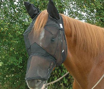 Quiet Ride Long Nose Fly Mask w/Ears