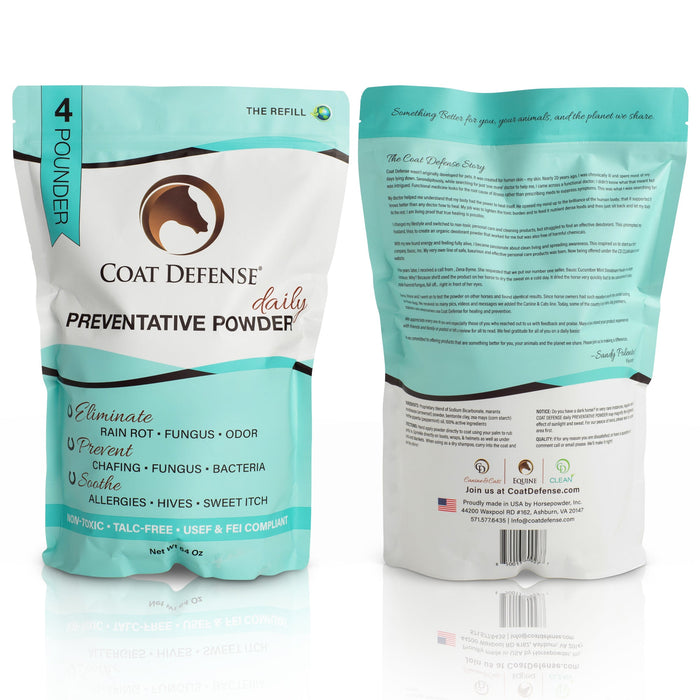 Coat Defense Daily Preventative Powder 4lb Refill Bag
