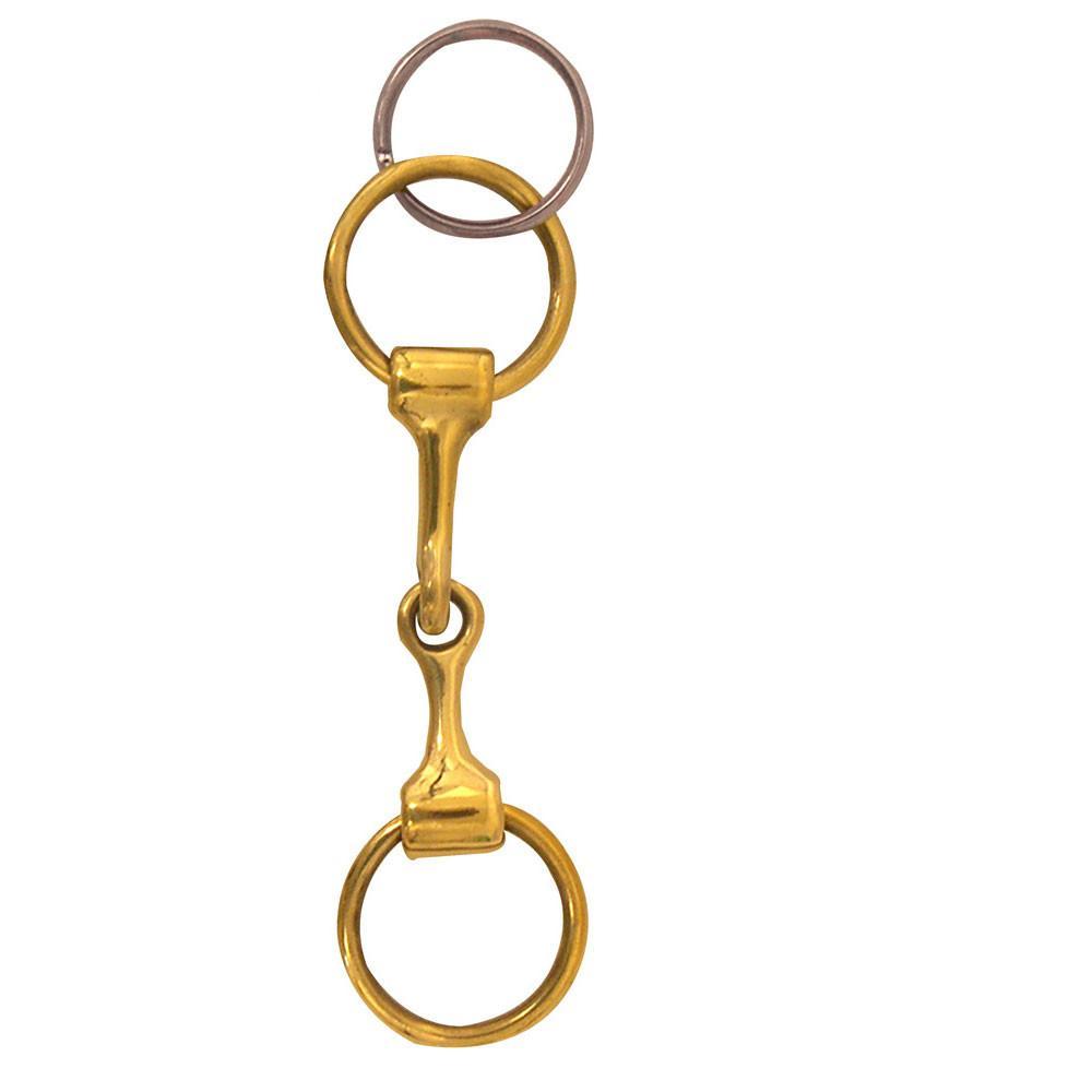 Brass Loose Ring Snaffle Bit Key Chain — Warmblood Tack Store