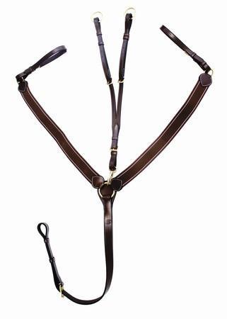 Elastic Breastplate Martingale with Running Attachment