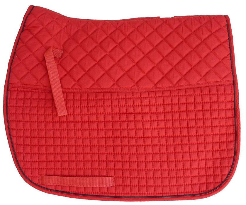 Best ever saddle pad with red monster gator wear leathers.