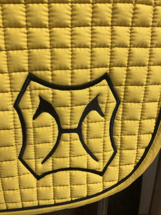 Double Back Padded Dressage Pad w/Hanoverian Breed Logo