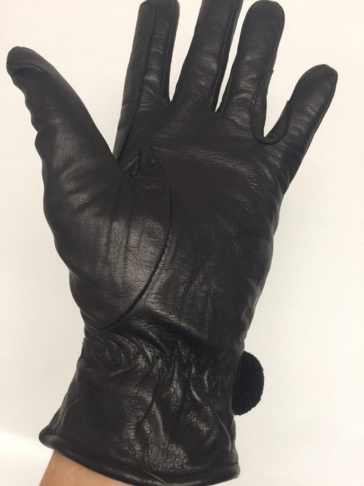 Ladies Thin-Lined Leather Riding Gloves